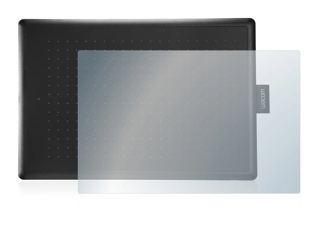 Image de l'appareil Wacom One Medium avec une grande variété de protections d'écran.