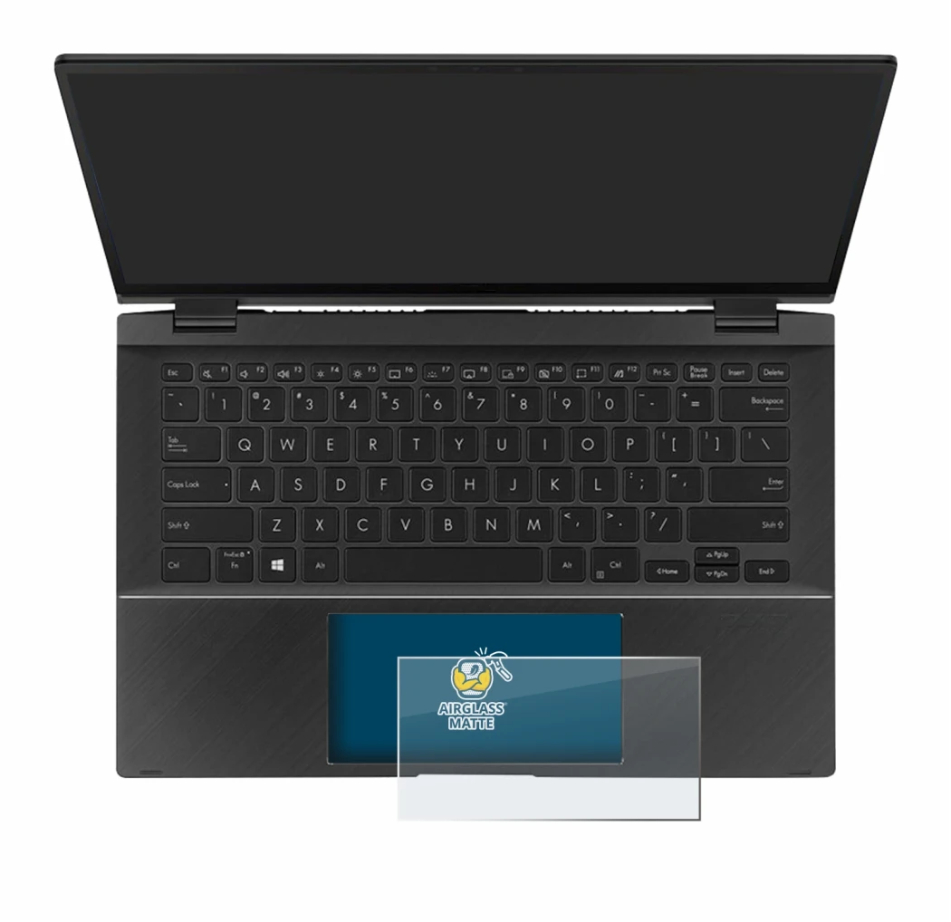 Image de l'appareil ASUS ZenBook Flip 14 UX463FA (Touch Trackpad) avec une grande variété de protections d'écran.