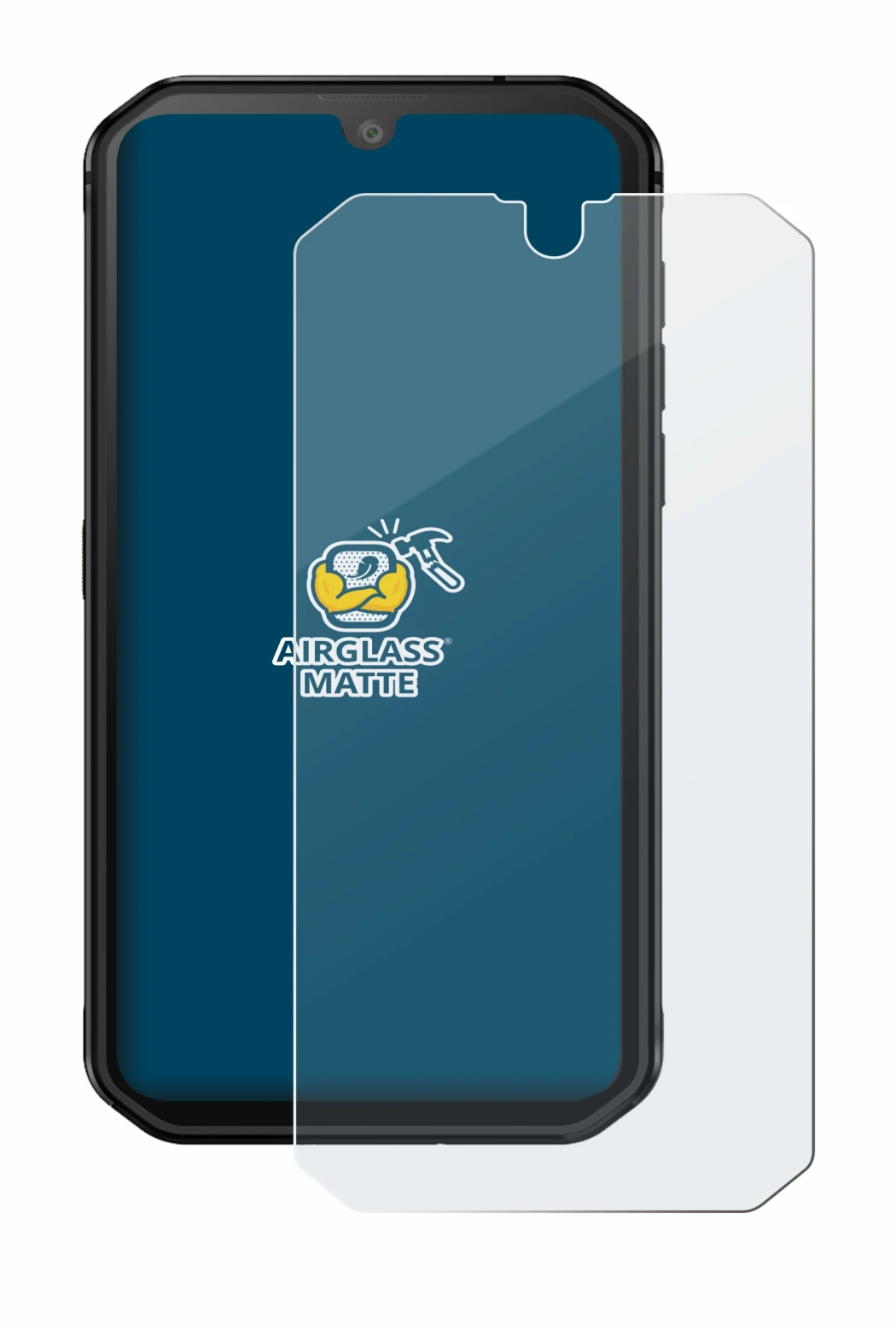 Image de l'appareil Blackview BV9900E avec une grande variété de protections d'écran.