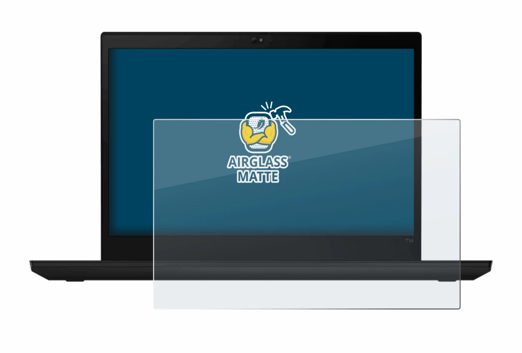 Image de l'appareil Lenovo ThinkPad T14 Gen 1 avec une grande variété de protections d'écran.