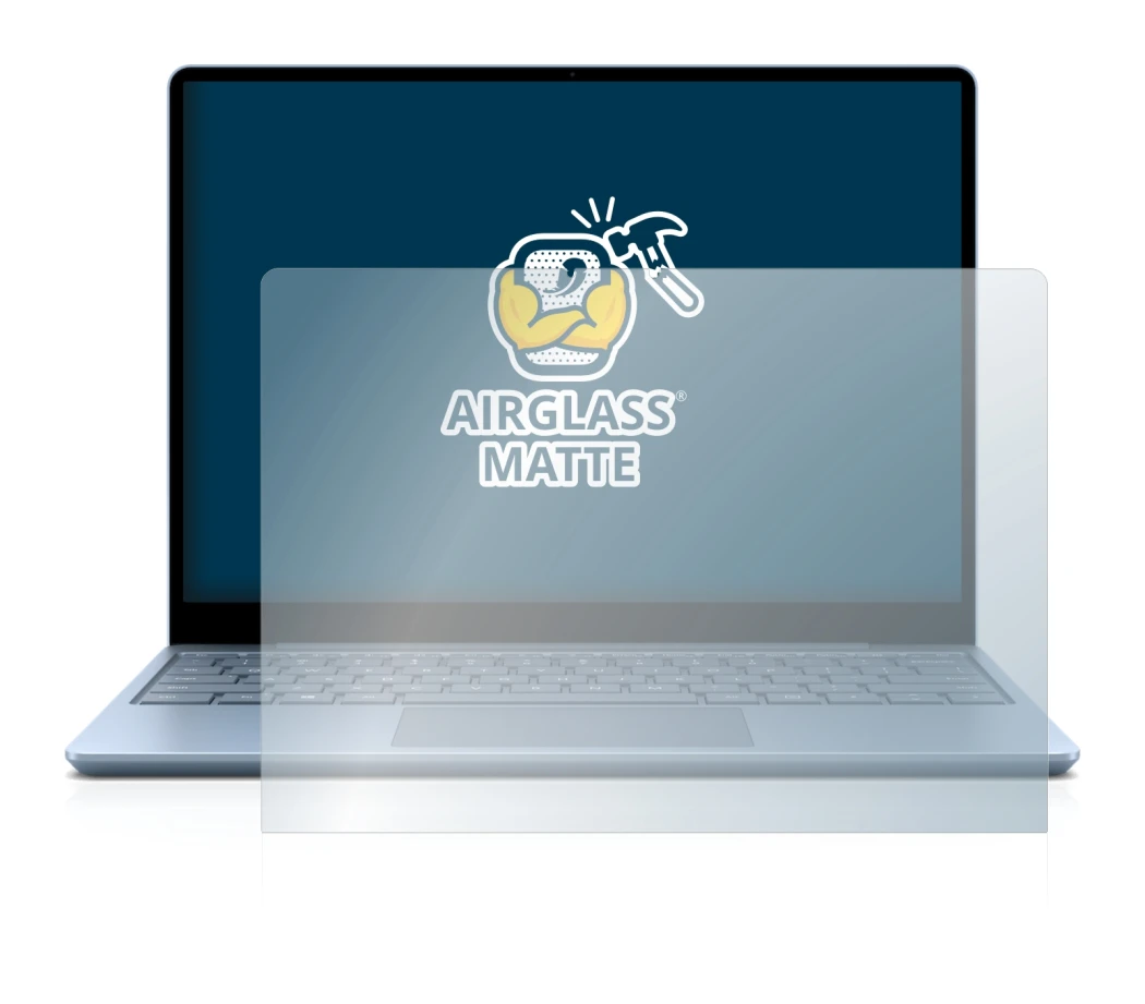 Image de l'appareil Microsoft Surface Laptop Go avec une grande variété de protections d'écran.