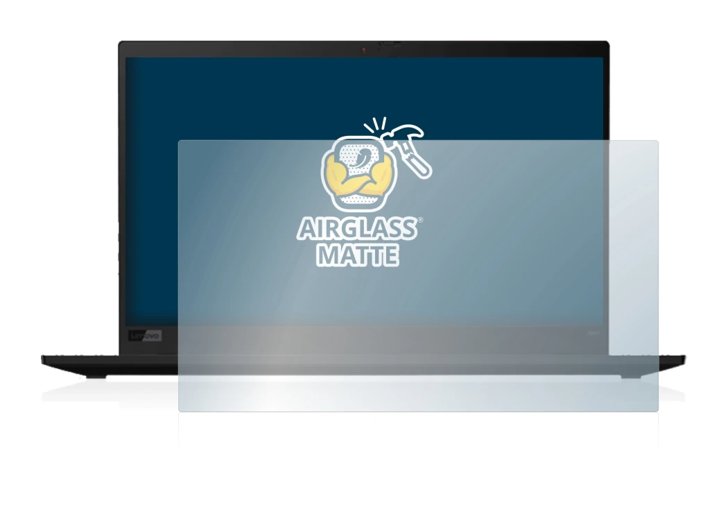 Image de l'appareil Lenovo ThinkPad X1 Carbon (8ème Gen.) avec une grande variété de protections d'écran.