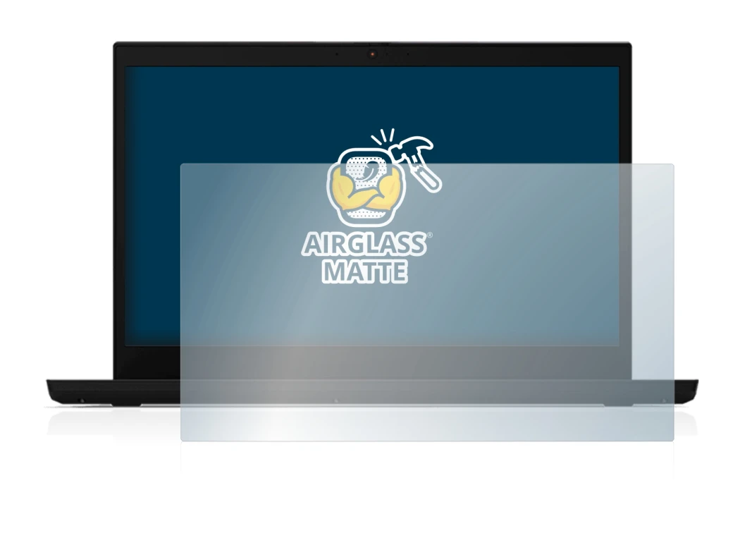 Image de l'appareil Lenovo ThinkPad L15 avec une grande variété de protections d'écran.