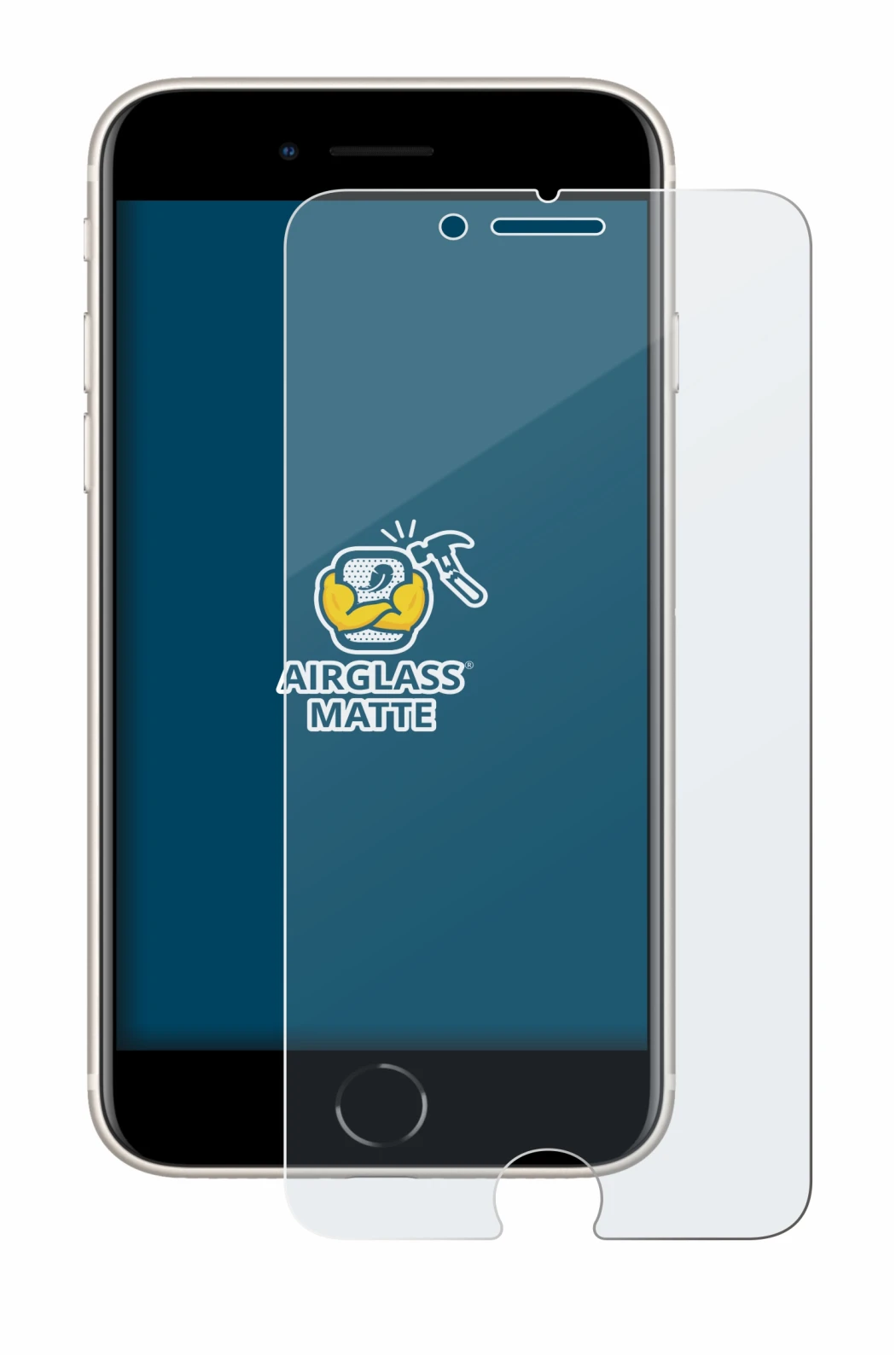 Image de l'appareil Apple iPhone SE 3 2022 avec une grande variété de protections d'écran.