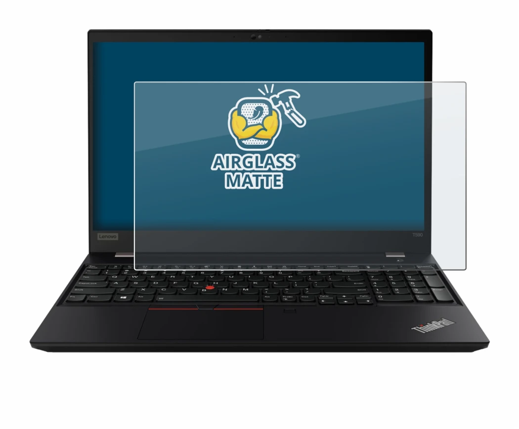 Image de l'appareil Lenovo ThinkPad P14s avec une grande variété de protections d'écran.