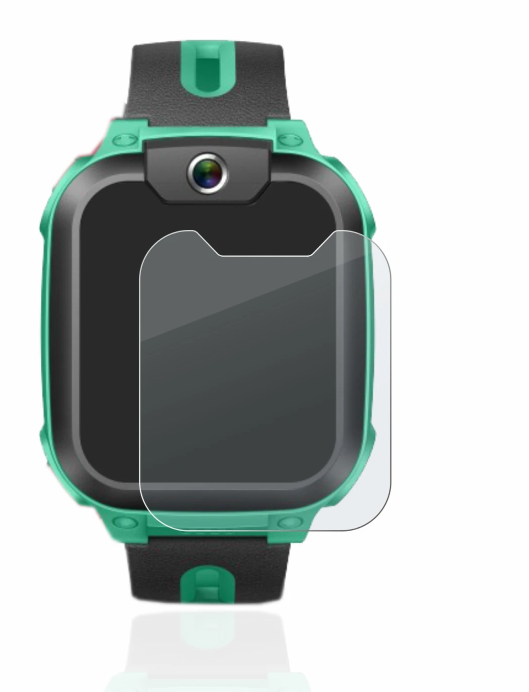 Image de l'appareil Imoo Watch Phone Z1 avec une grande variété de protections d'écran.