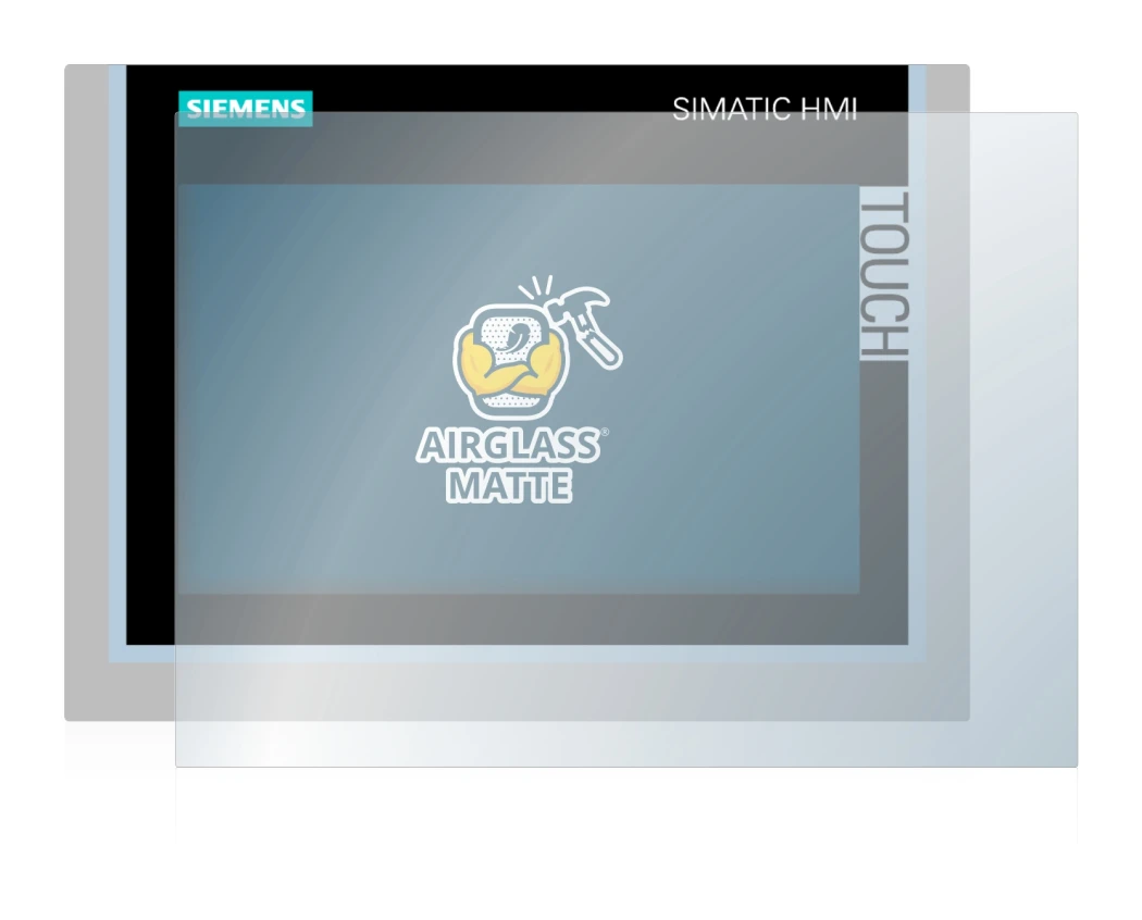 Image de l'appareil Siemens Simatic HMI TP700 Comfort avec une grande variété de protections d'écran.