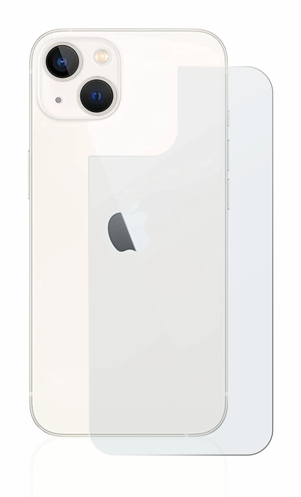 Image de l'appareil Apple iPhone 13 (Arrière) avec une grande variété de protections d'écran.