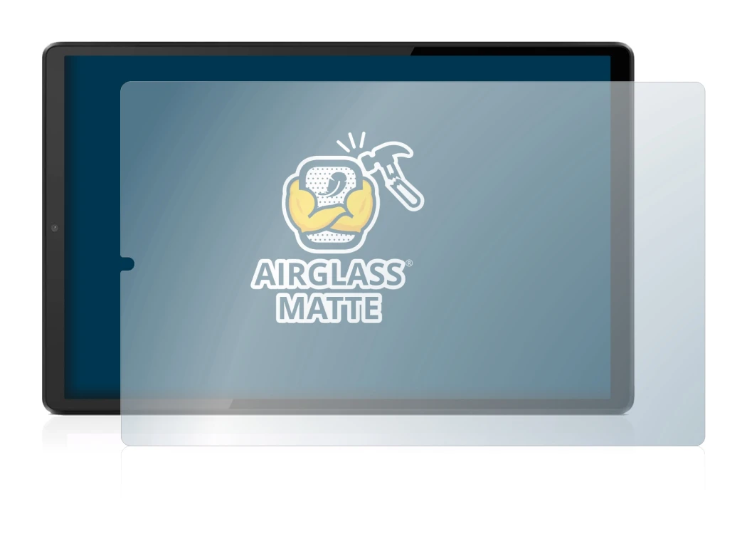 Image de l'appareil Lenovo Tab K10 avec une grande variété de protections d'écran.