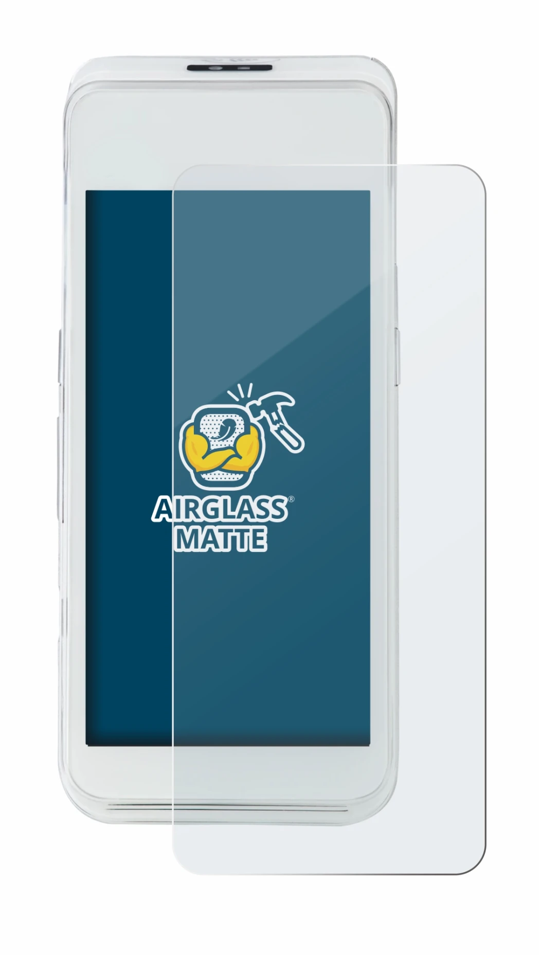 Image de l'appareil Pax A920 Pro avec une grande variété de protections d'écran.