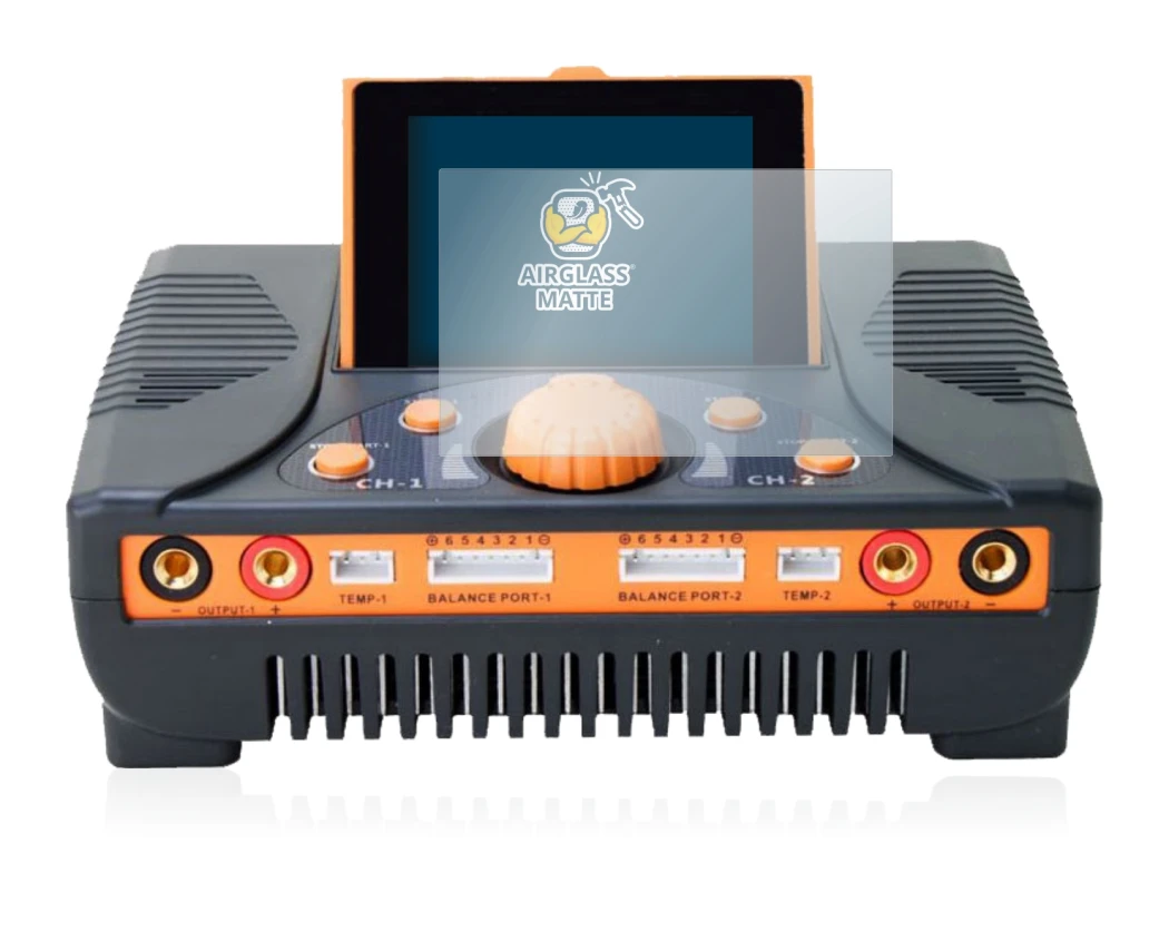 Image de l'appareil Junsi iCharger 406 Duo avec une grande variété de protections d'écran.