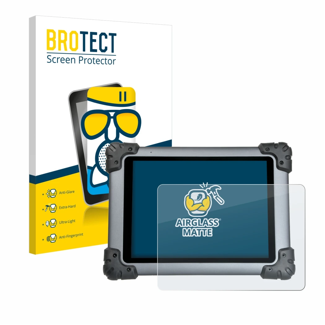Face avant d’un emballage produit avec le logo de la marque BROTECT. À côté, l’appareil Autel MaxiSys MS908S est représenté av