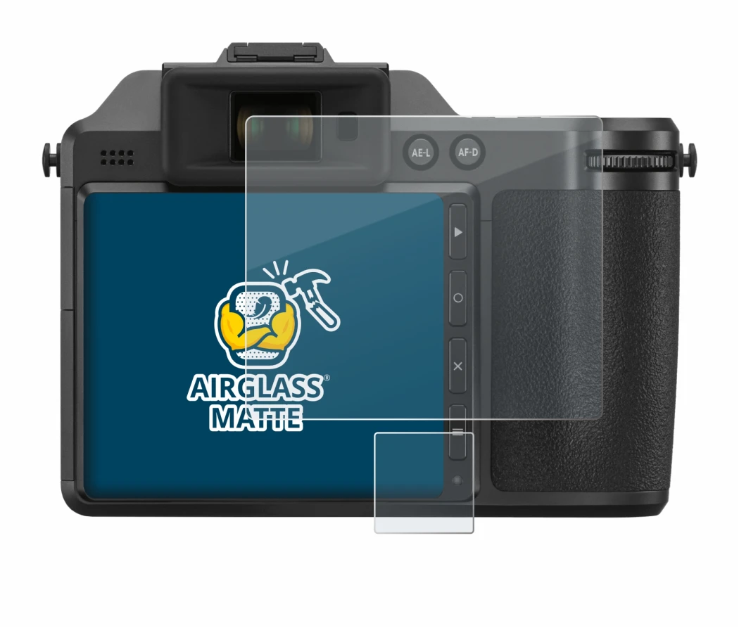 Image de l'appareil Hasselblad X2D 100C avec une grande variété de protections d'écran.