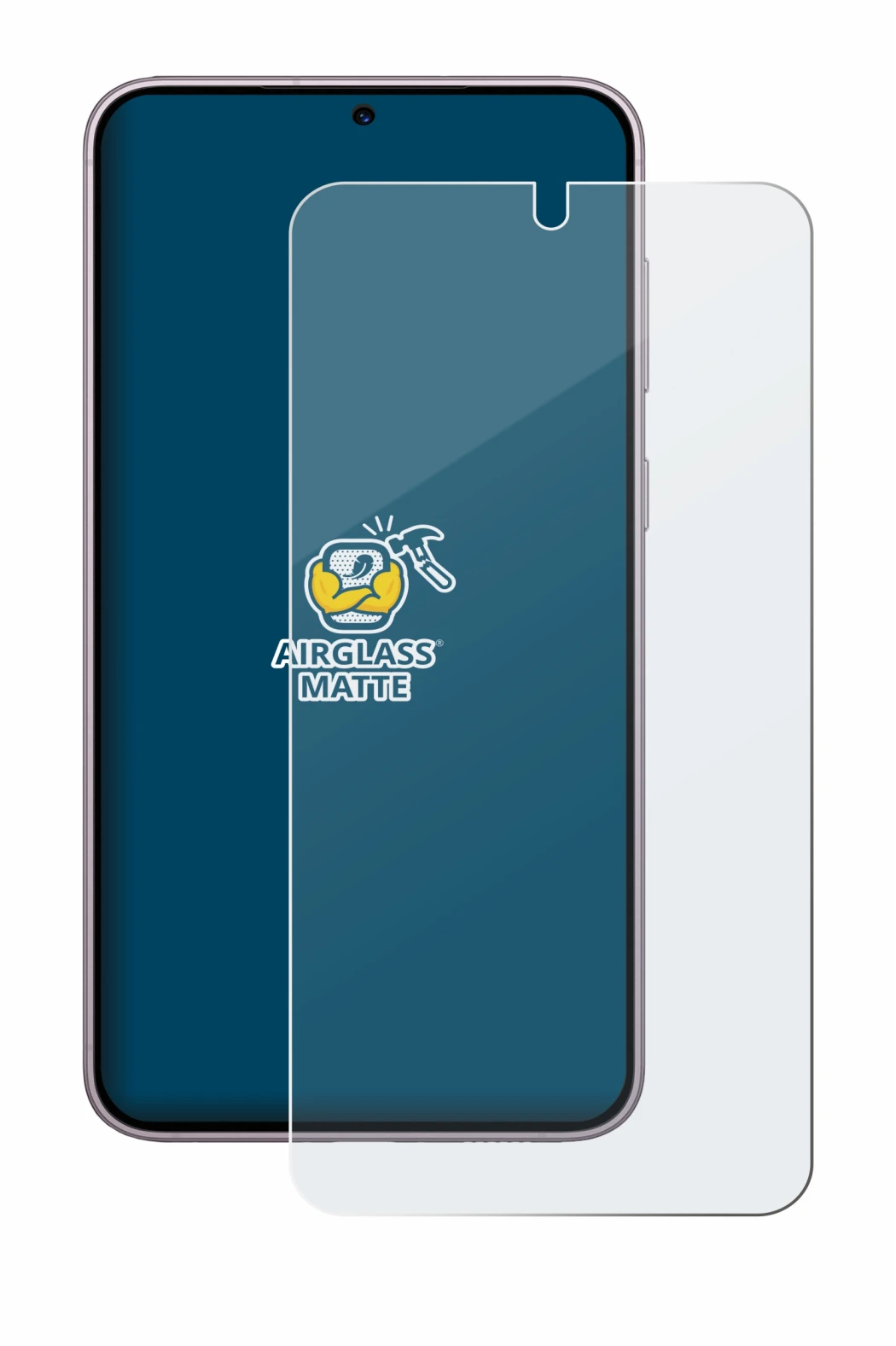 Image de l'appareil Samsung Galaxy S23 avec une grande variété de protections d'écran.