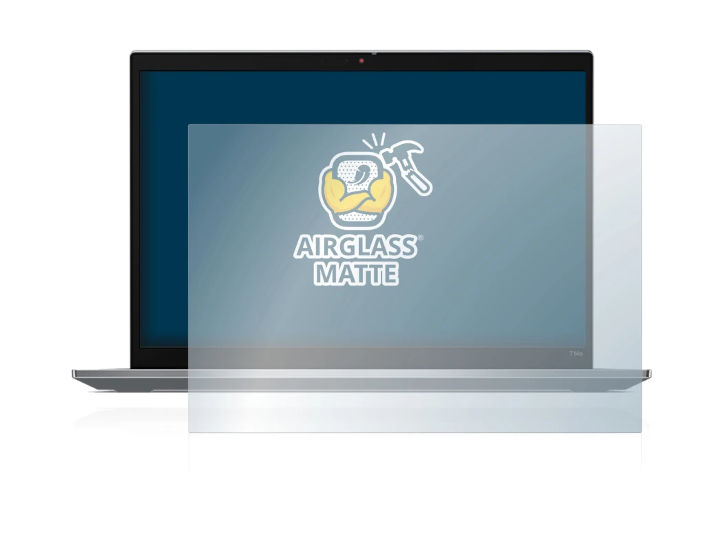 Image de l'appareil Lenovo ThinkPad T14s Gen 3 avec une grande variété de protections d'écran.