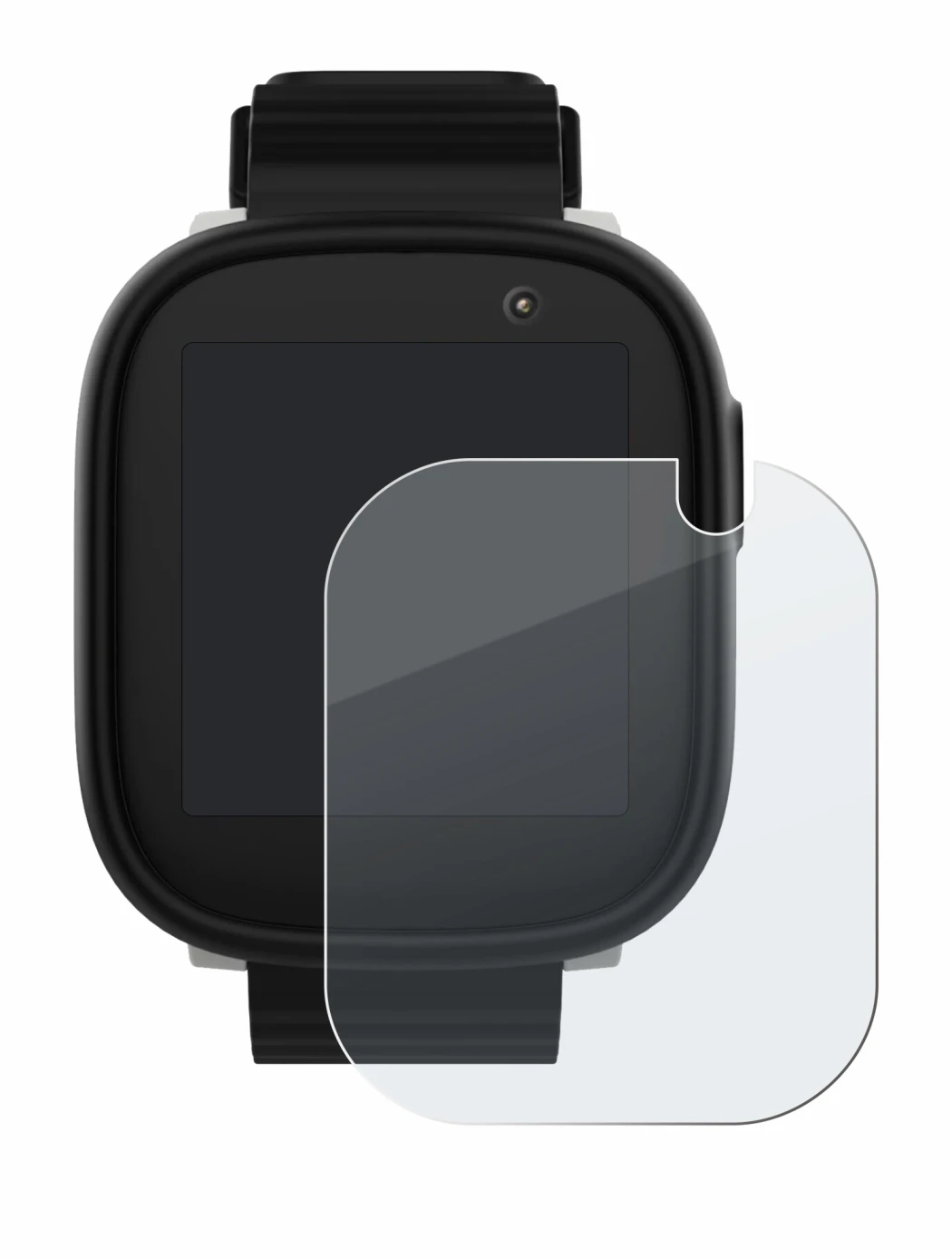 Image de l'appareil Xplora X6 Play 2022 (1ère génération) avec une grande variété de protections d'écran.