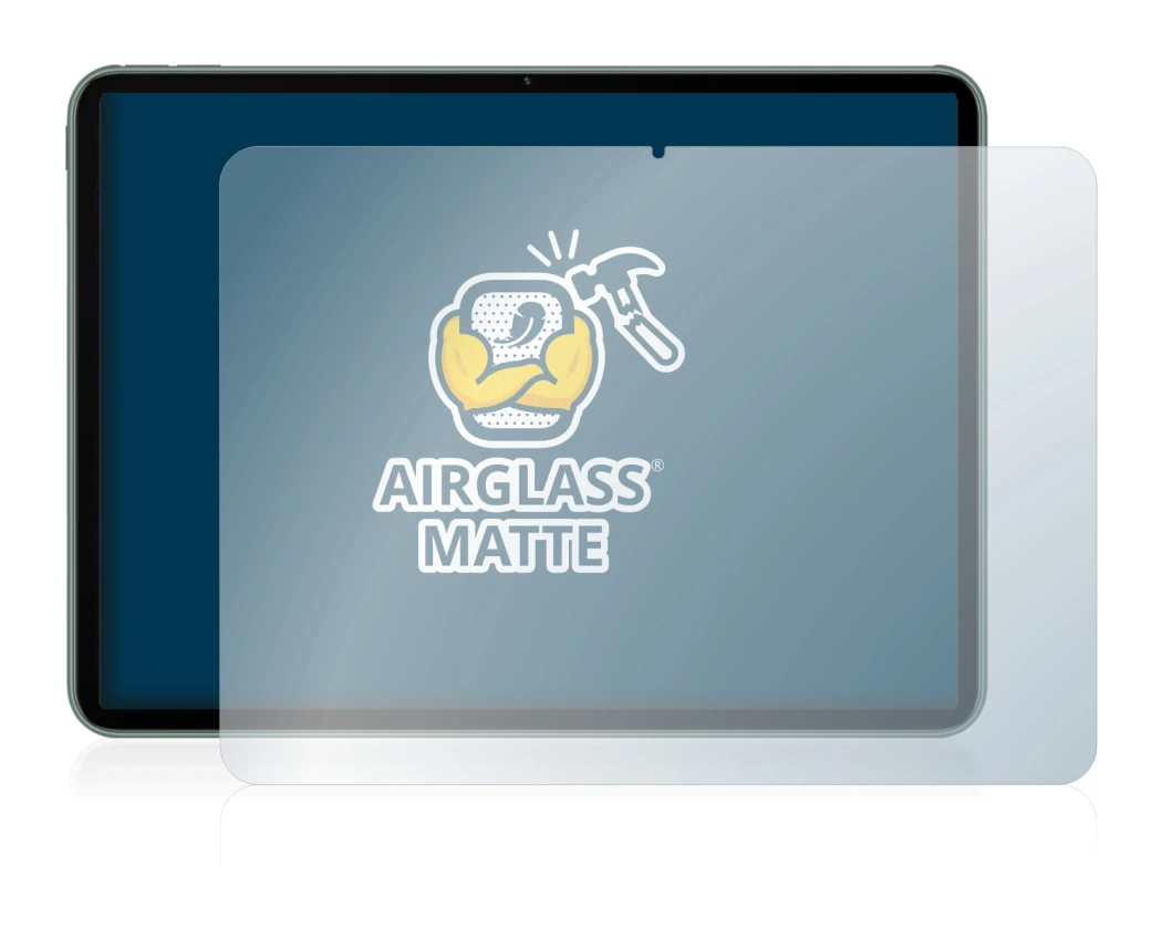 Image de l'appareil OnePlus Pad avec une grande variété de protections d'écran.