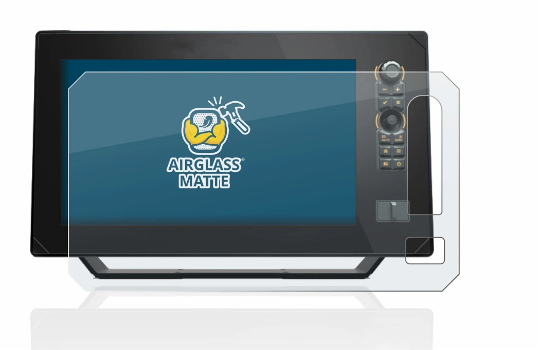 Image de l'appareil Humminbird Apex 13 MEGA SI+ avec une grande variété de protections d'écran.