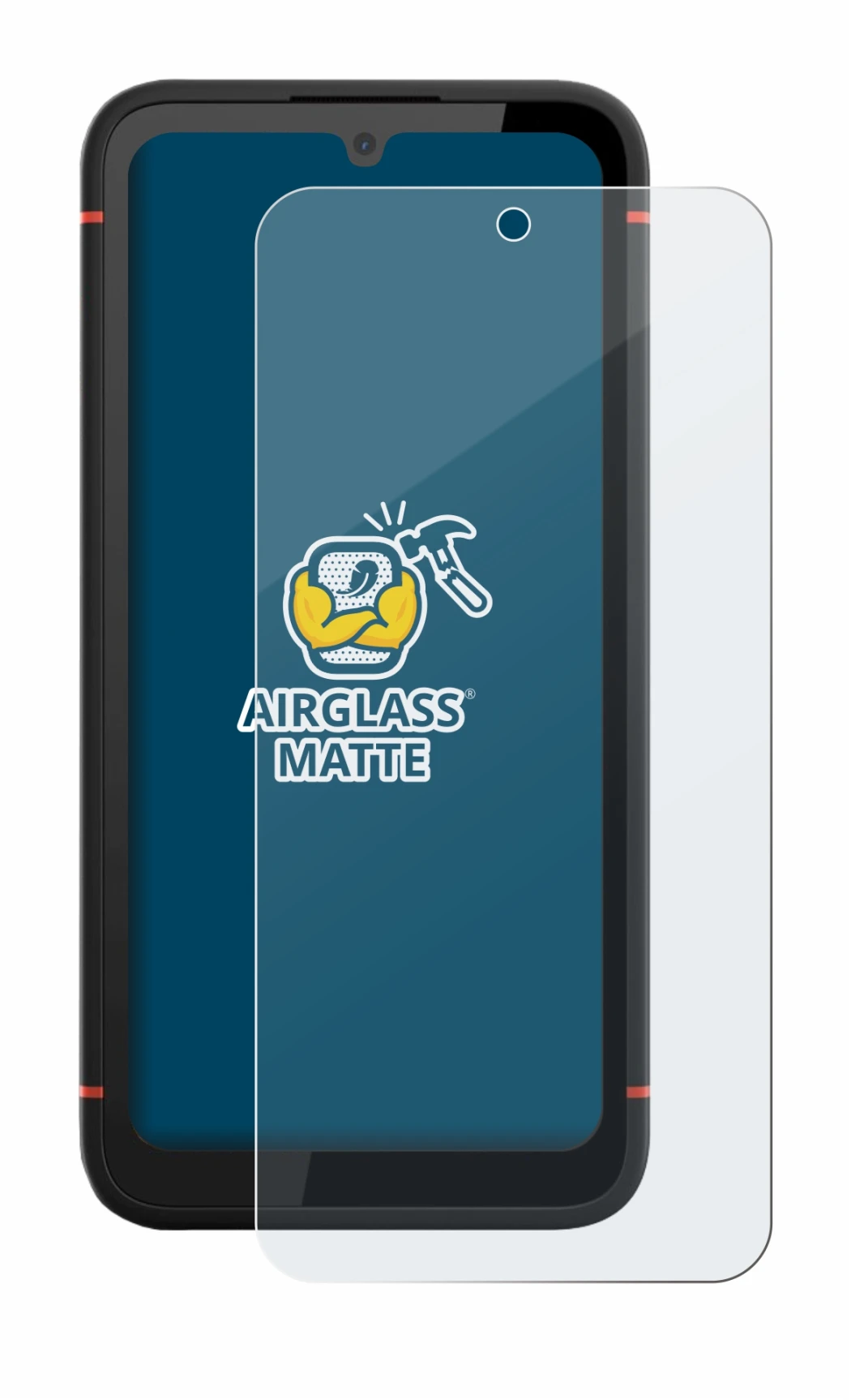 Image de l'appareil Gigaset GX4 avec une grande variété de protections d'écran.