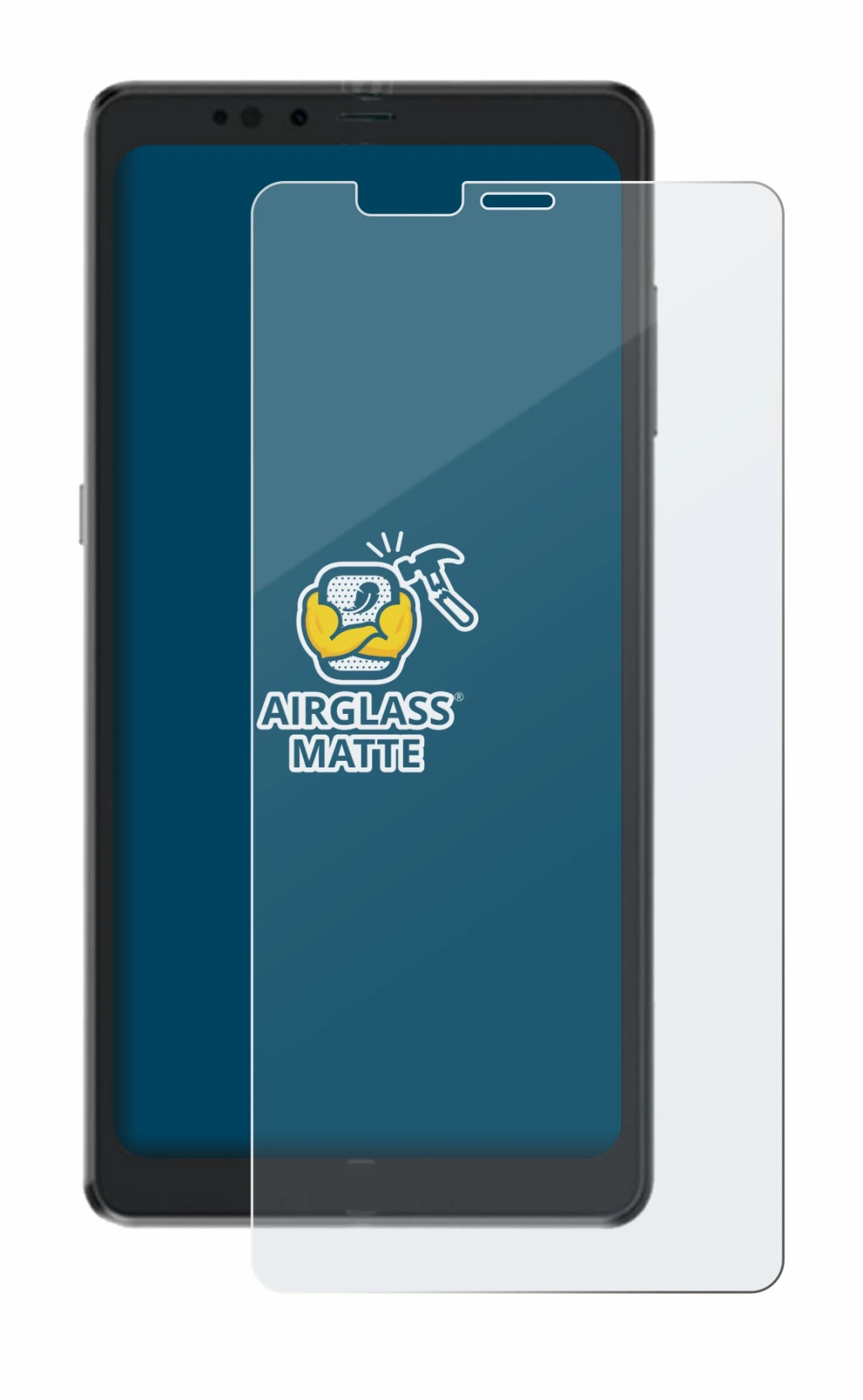 Image de l'appareil Hisense A9 avec une grande variété de protections d'écran.