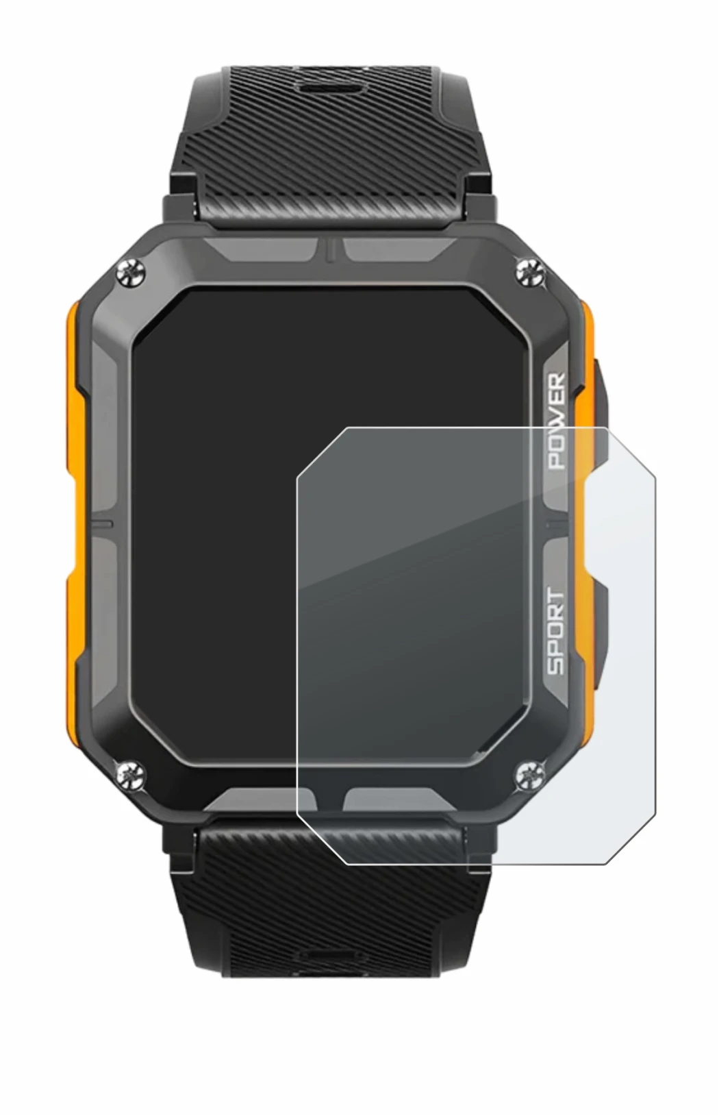 Image de l'appareil Njord Gear The Indestructible Smartwatch avec une grande variété de protections d'écran.