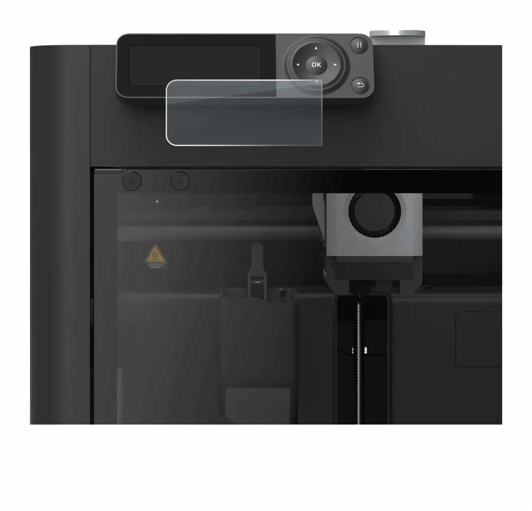 Image de l'appareil Bambu Lab P1S 3D Printer avec une grande variété de protections d'écran.