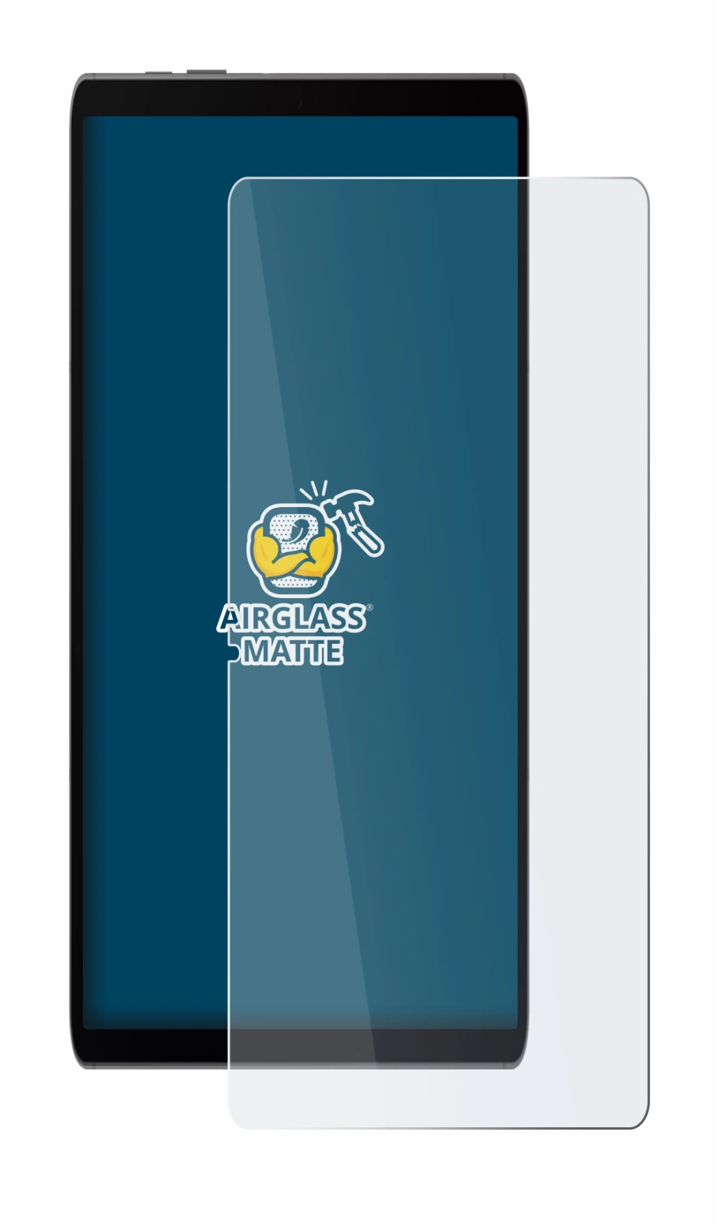 Image de l'appareil Samsung Galaxy Tab S9 FE avec une grande variété de protections d'écran.