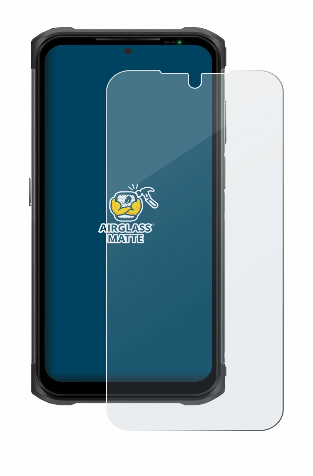 Image de l'appareil Ulefone Armor 12S avec une grande variété de protections d'écran.