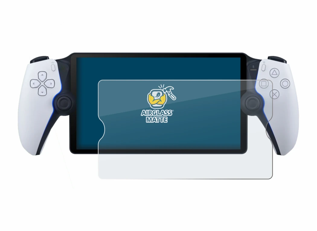 Image de l'appareil Sony Playstation Portal avec une grande variété de protections d'écran.
