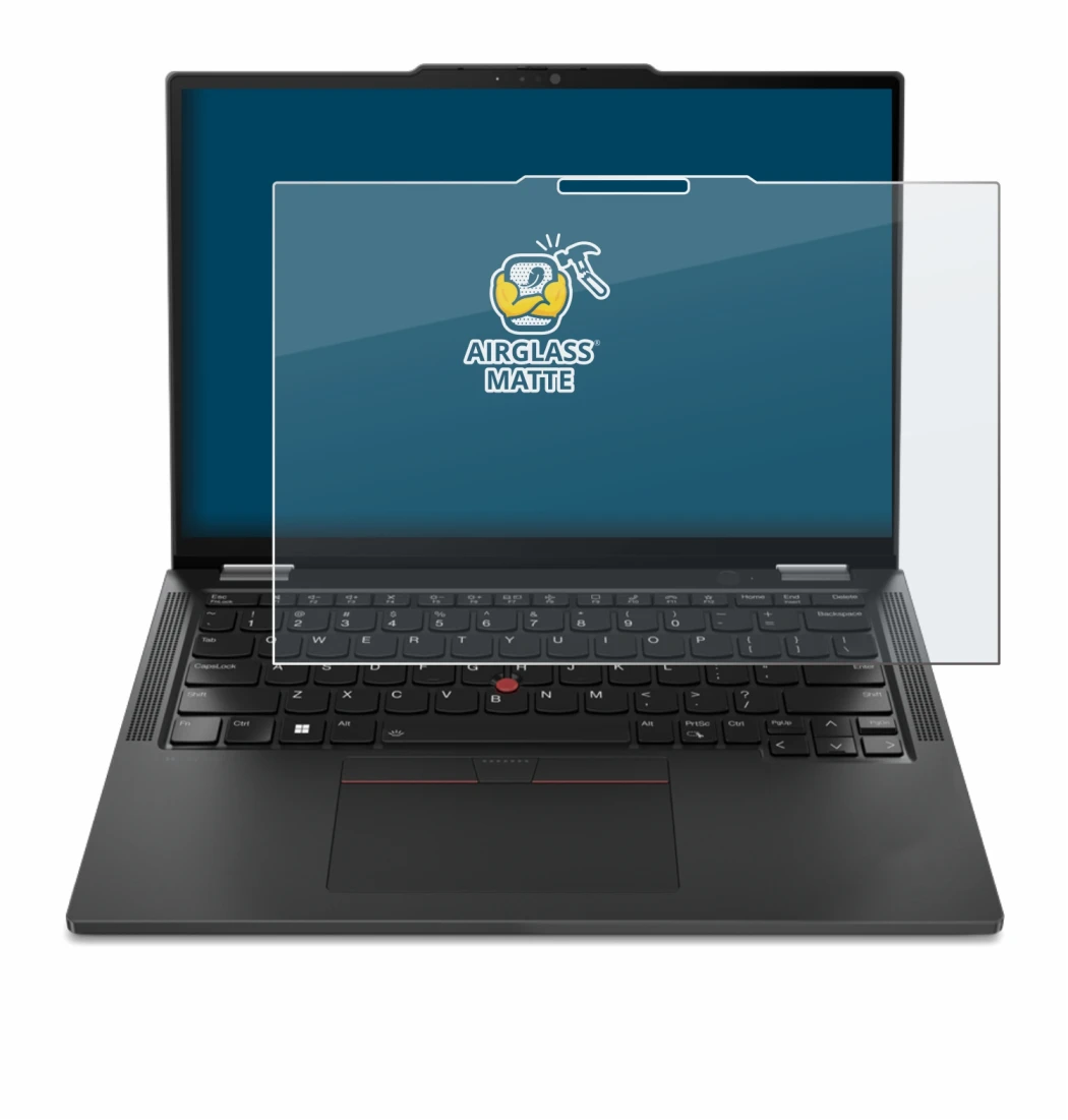 Image de l'appareil Lenovo ThinkPad X13 2-in-1 Gen 5 avec une grande variété de protections d'écran.