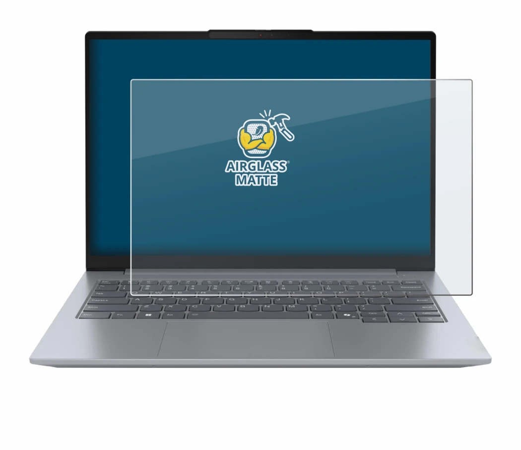 Image de l'appareil Lenovo ThinkBook 14 Gen 7 avec une grande variété de protections d'écran.