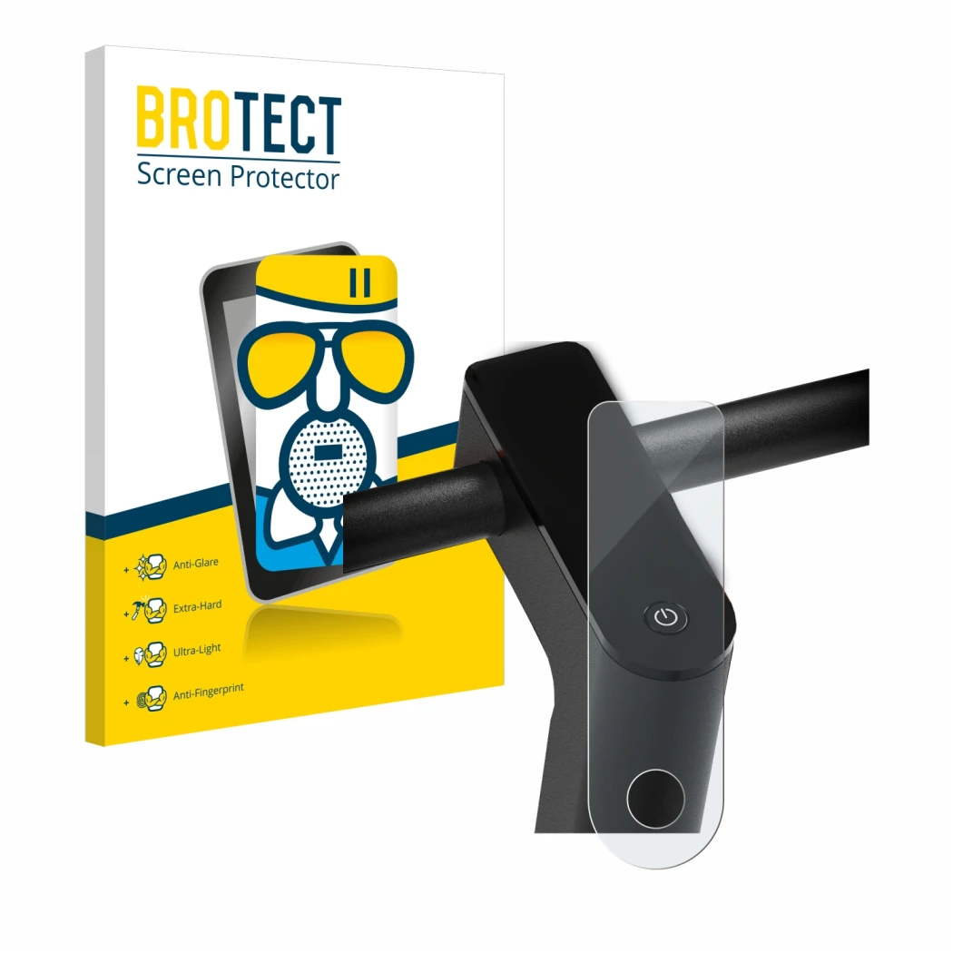 Face avant d’un emballage produit avec le logo de la marque BROTECT. À côté, l’appareil Xiaomi Mi 4 Pro (2e Gen.) est représen