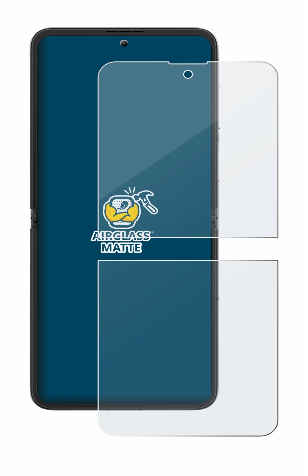 Image de l'appareil Blackview Hero 10 (Affichage avant) avec une grande variété de protections d'écran.