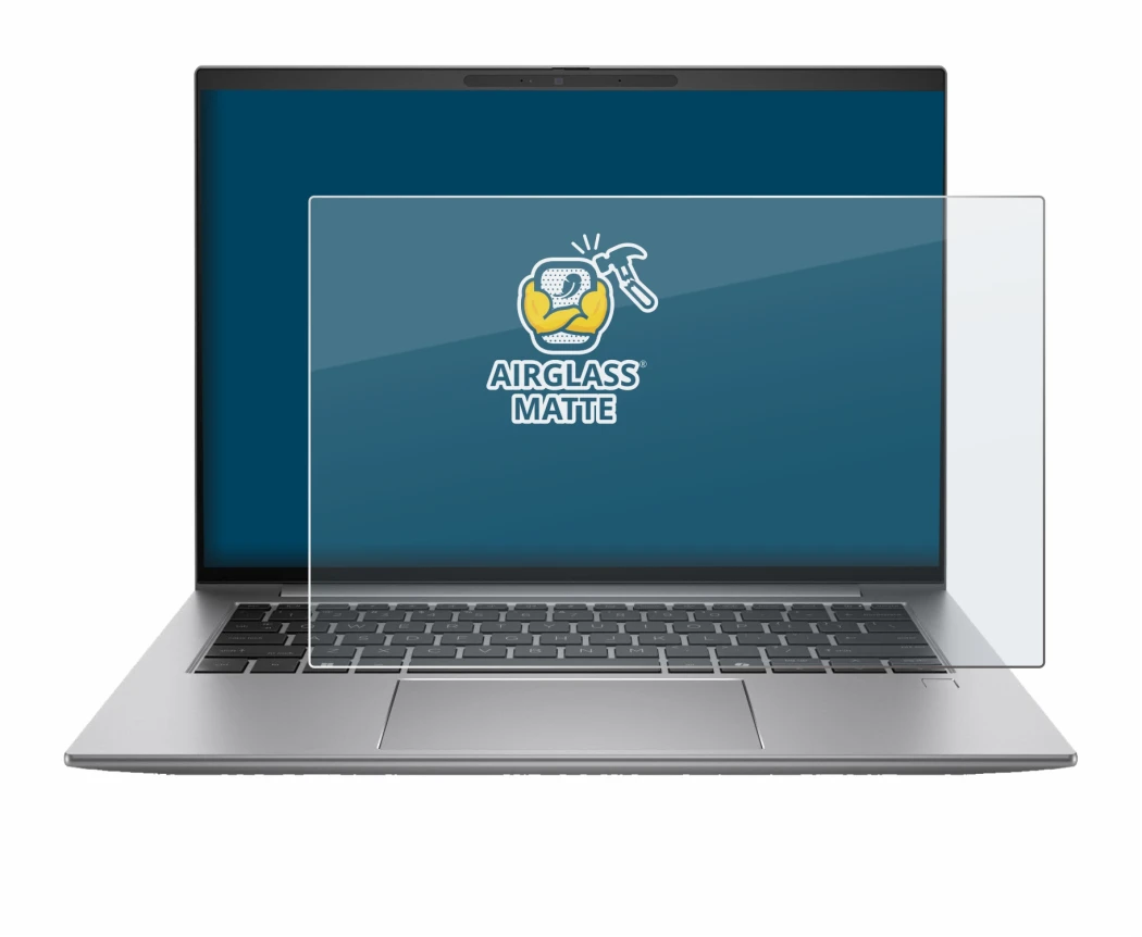 Image de l'appareil HP Zbook Firefly 14 G11 avec une grande variété de protections d'écran.