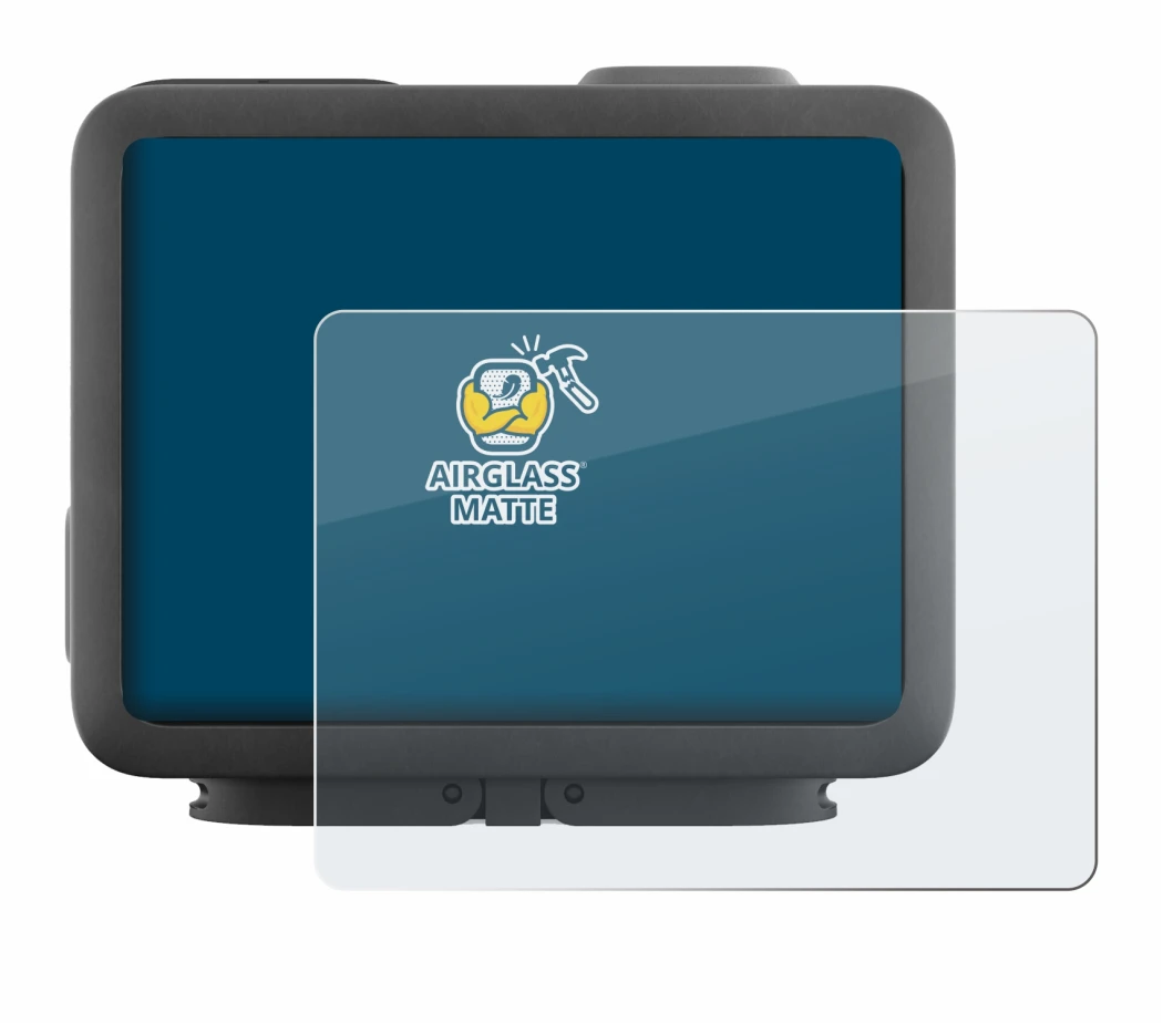 Image de l'appareil GoPro Hero 4k avec une grande variété de protections d'écran.