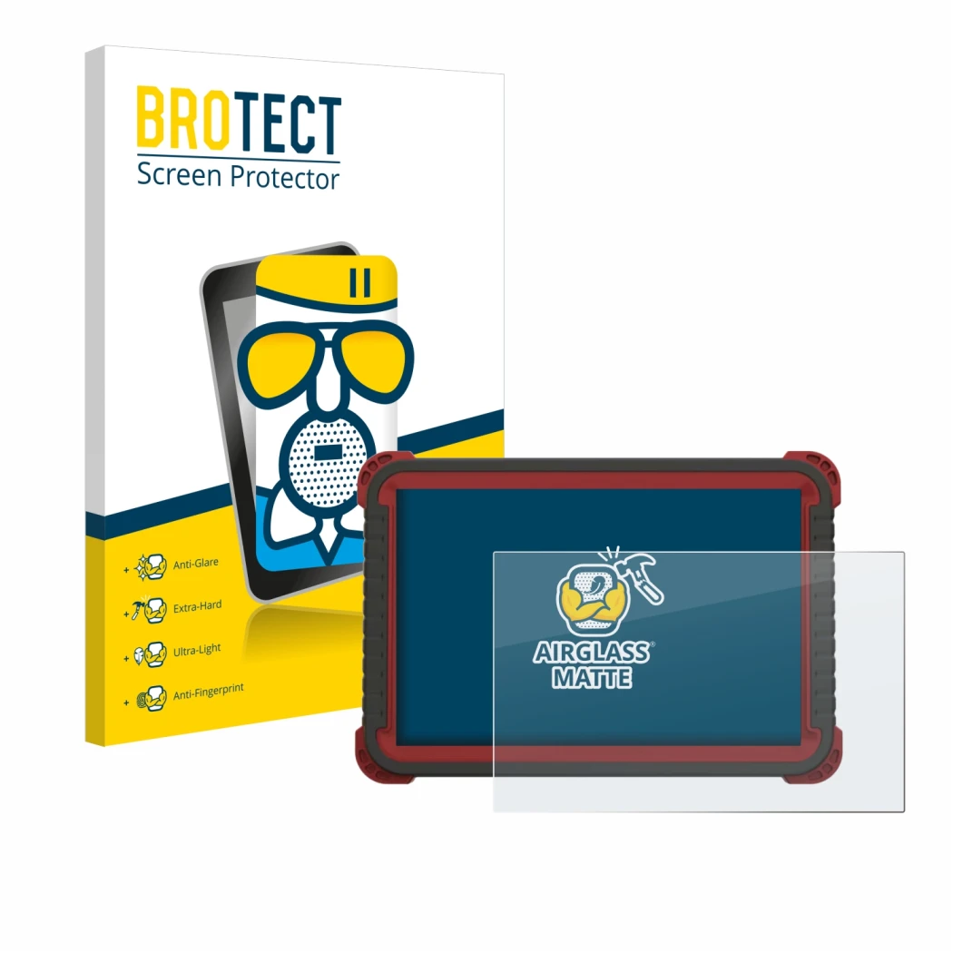 Face avant d’un emballage produit avec le logo de la marque BROTECT. À côté, l’appareil Thinktool Master 2 est représenté avec