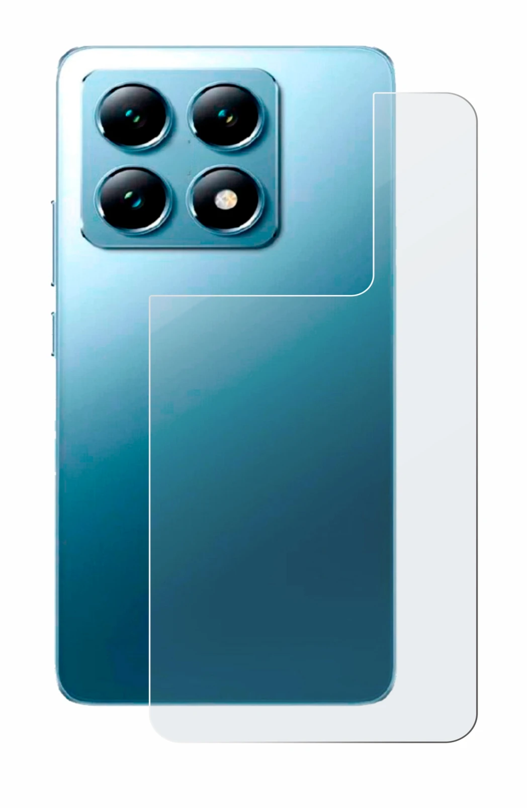 Image de l'appareil Xiaomi 14T (Arrière) avec une grande variété de protections d'écran.