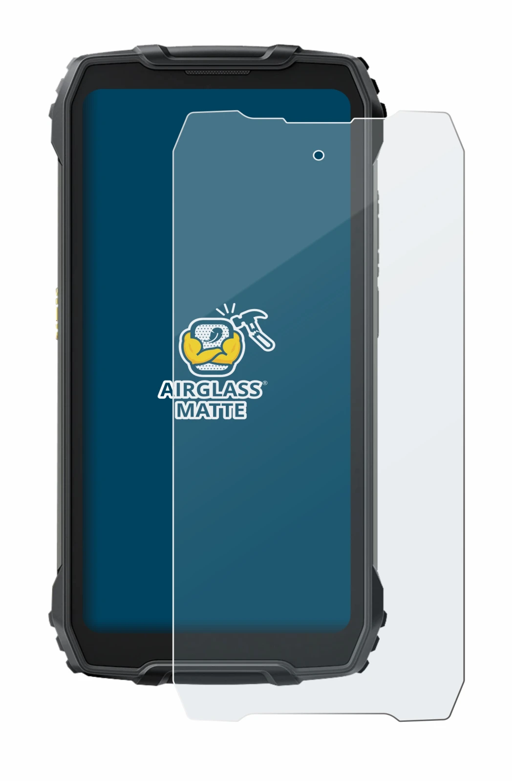 Image de l'appareil Blackview BV7300 avec une grande variété de protections d'écran.