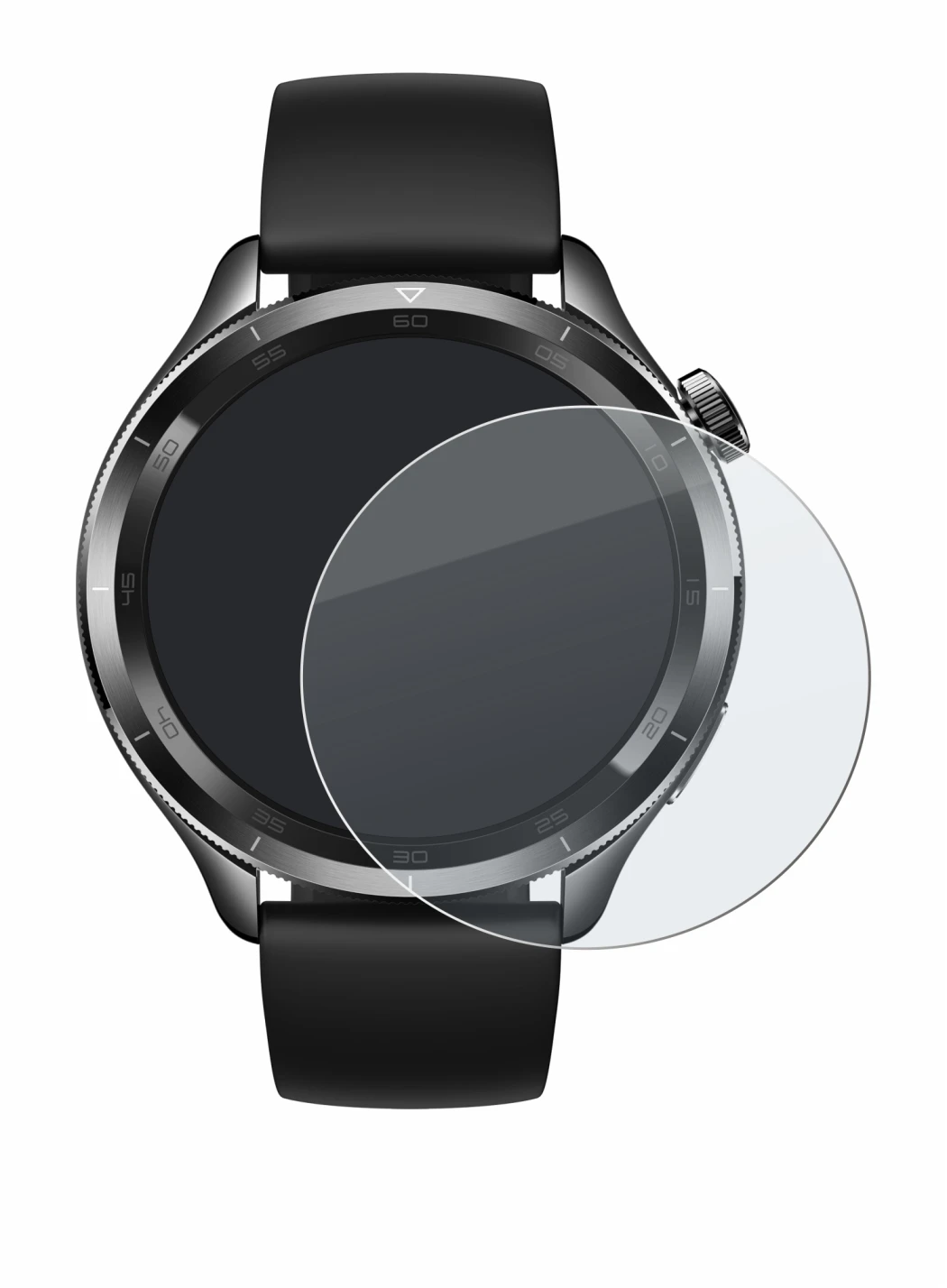 Image de l'appareil Xiaomi Watch S4 (47 mm) avec une grande variété de protections d'écran.