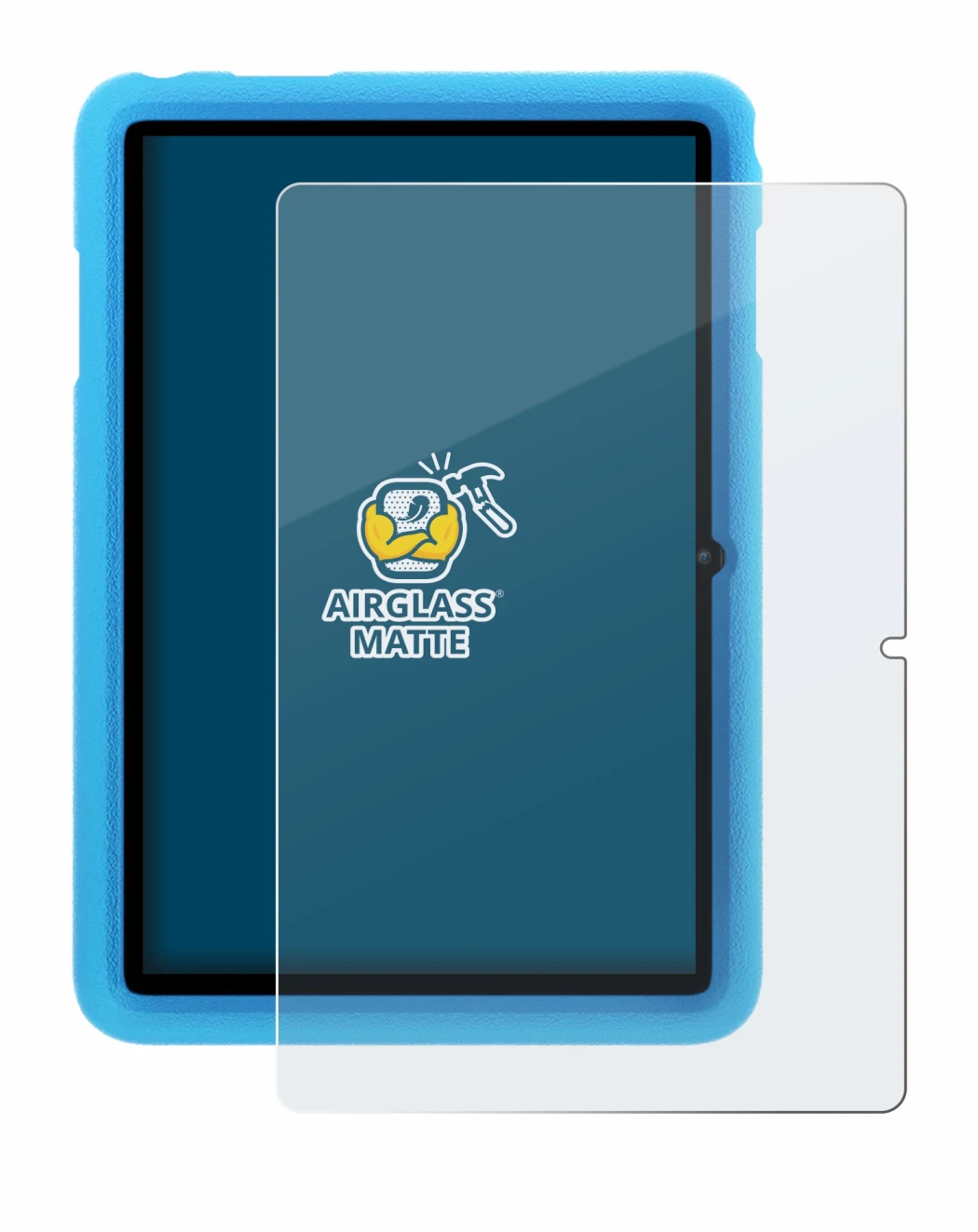 Image de l'appareil Blackview Tab 8 Kids avec une grande variété de protections d'écran.