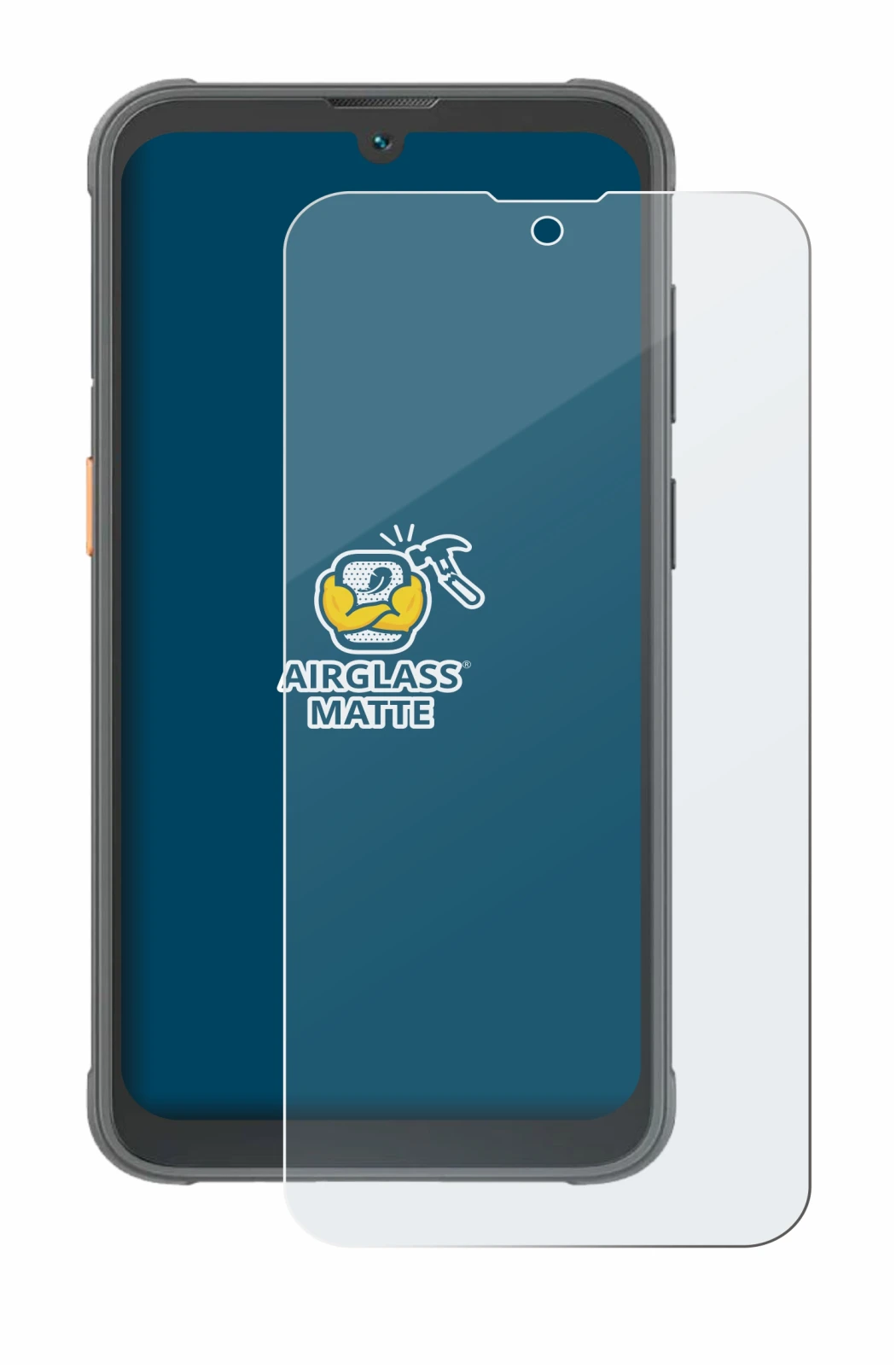 Image de l'appareil Blackview BV5200 Pro avec une grande variété de protections d'écran.