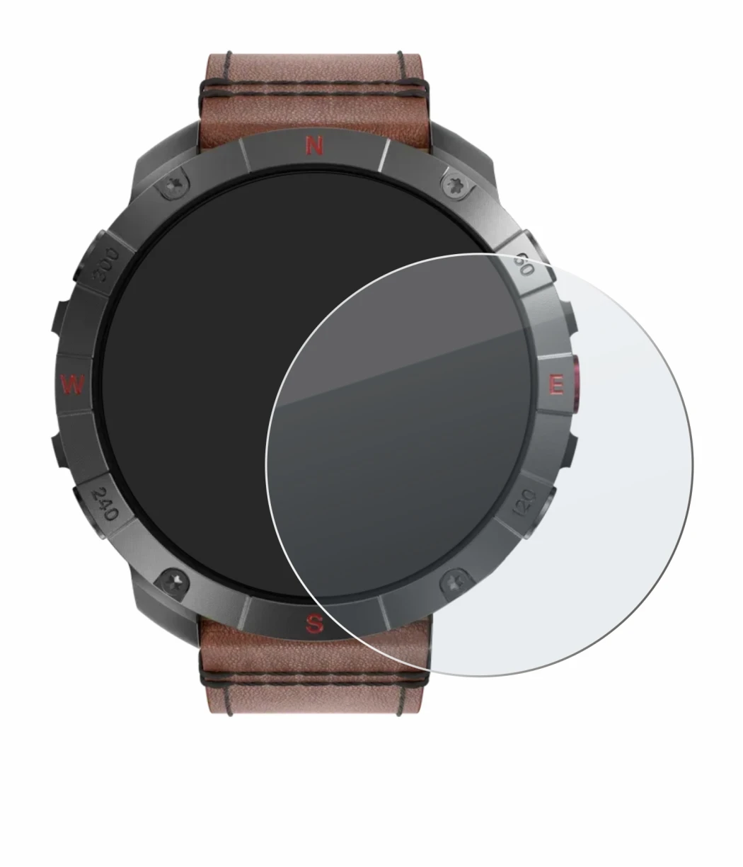 Image de l'appareil Polar Grit X2 Pro Titan avec une grande variété de protections d'écran.