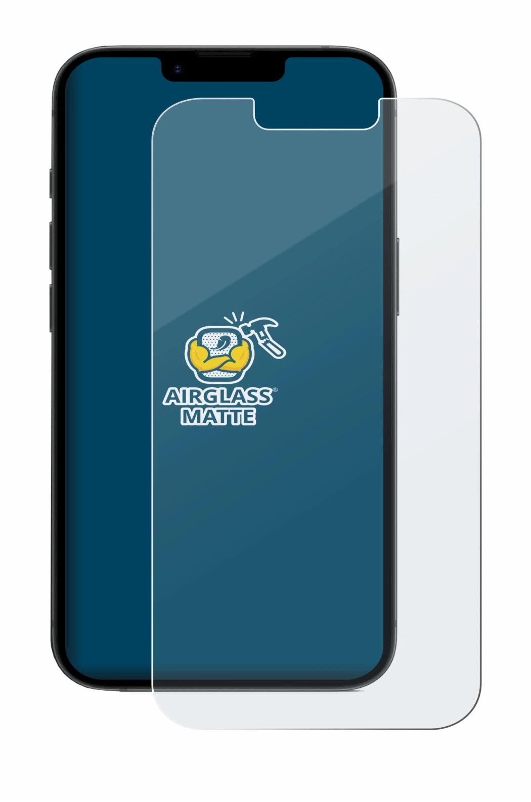 Image de l'appareil Apple iPhone 16e avec une grande variété de protections d'écran.