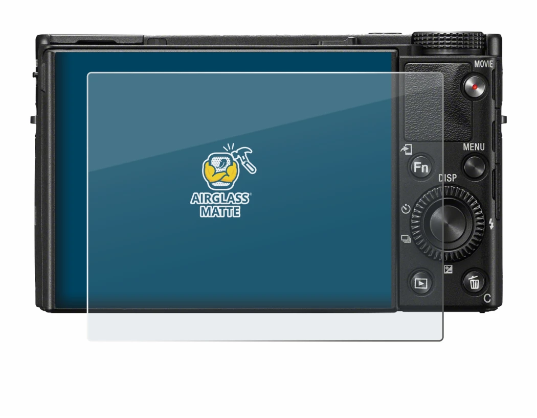 Image de l'appareil Sony Cyber-Shot DSC-RX100 VIIA avec une grande variété de protections d'écran.