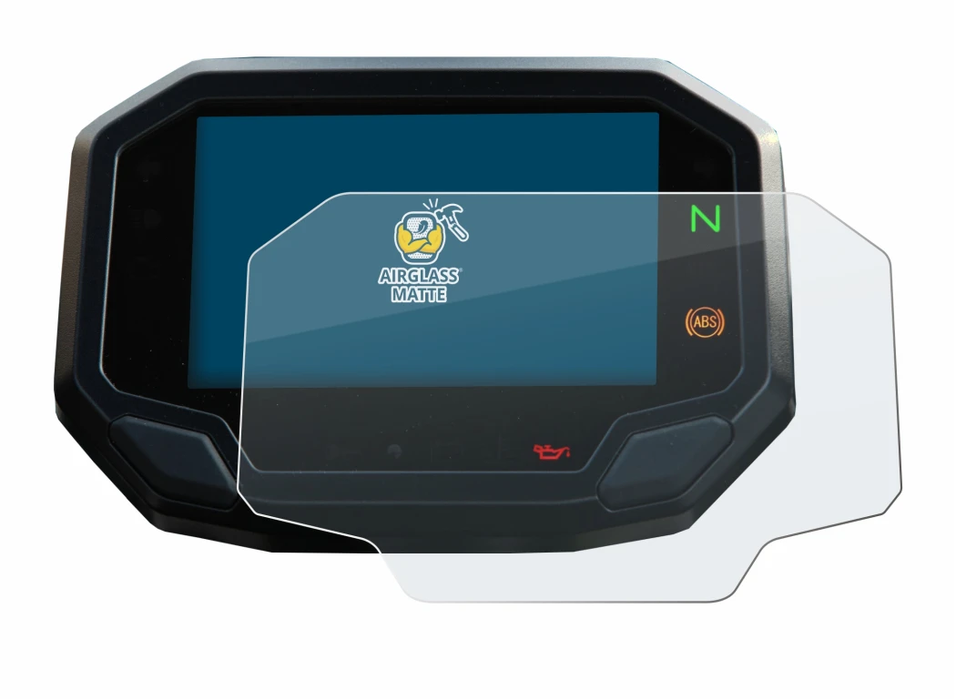 Image de l'appareil Kawasaki Versys 650 2022+ avec une grande variété de protections d'écran.