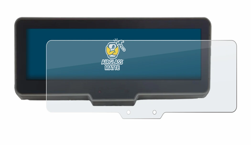 Image de l'appareil KTM 990 Duke R 2025 avec une grande variété de protections d'écran.