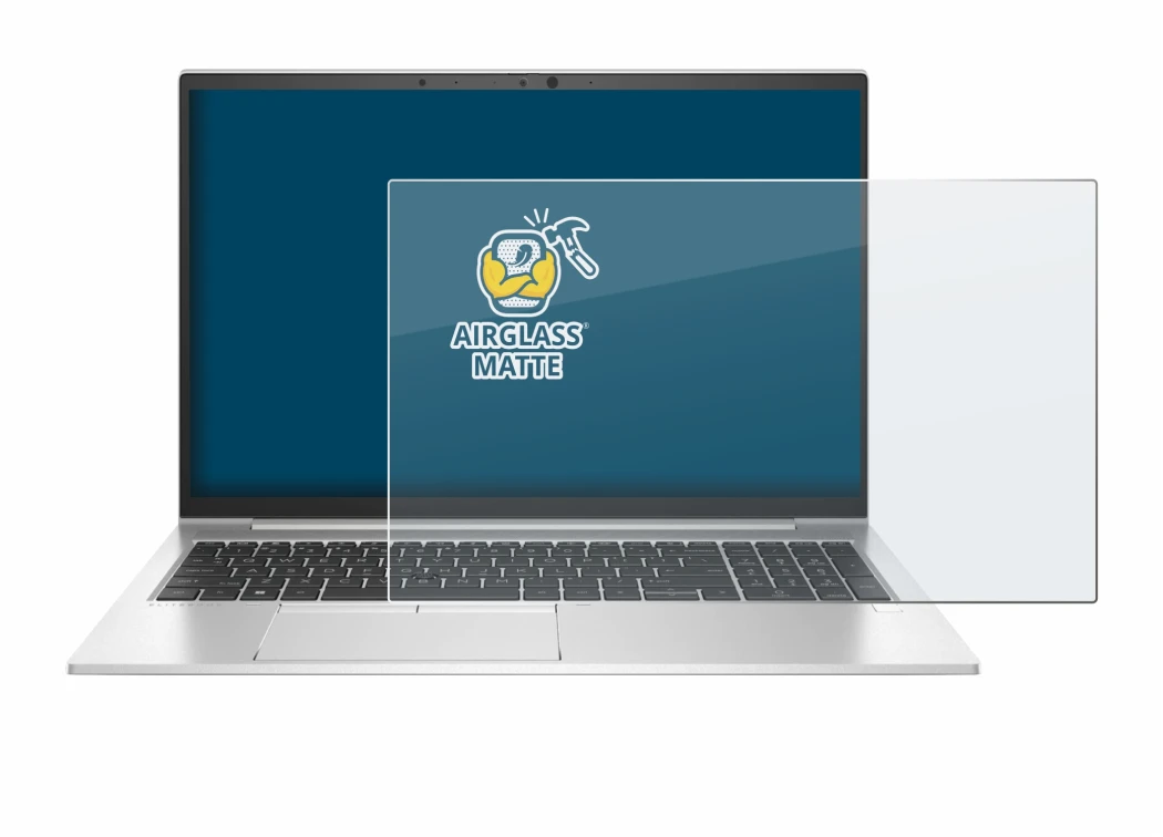 Image de l'appareil HP EliteBook 855 G8 avec une grande variété de protections d'écran.
