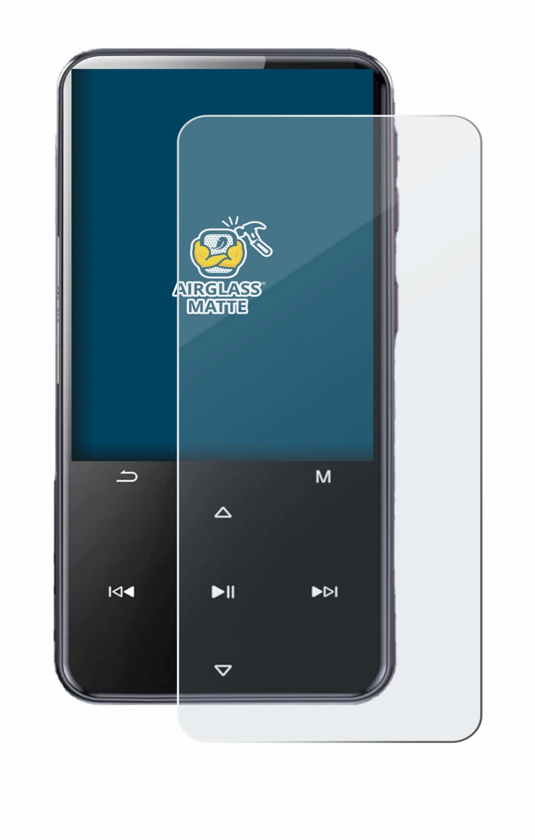 Image de l'appareil AGPtek M3 avec une grande variété de protections d'écran.
