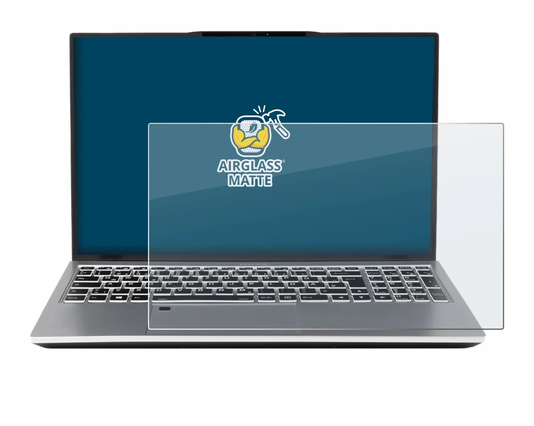 Image de l'appareil terra Mobile 1551R i7 1355U W11P avec une grande variété de protections d'écran.