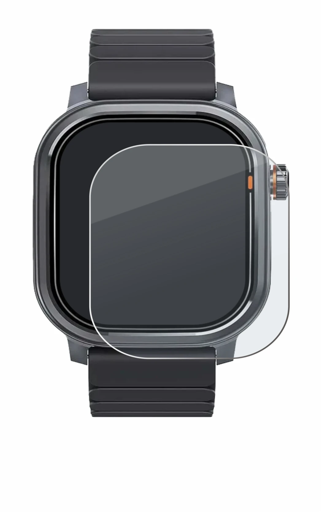 Image de l'appareil Kospet Pulse avec une grande variété de protections d'écran.